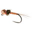 () 󥿥ʥե饤ѥˡ  饤ȥ˥ Х ˥ ե饤 -  Montana Fly Company Jig Lightning Bug Nymph Fly - Dozen Copper