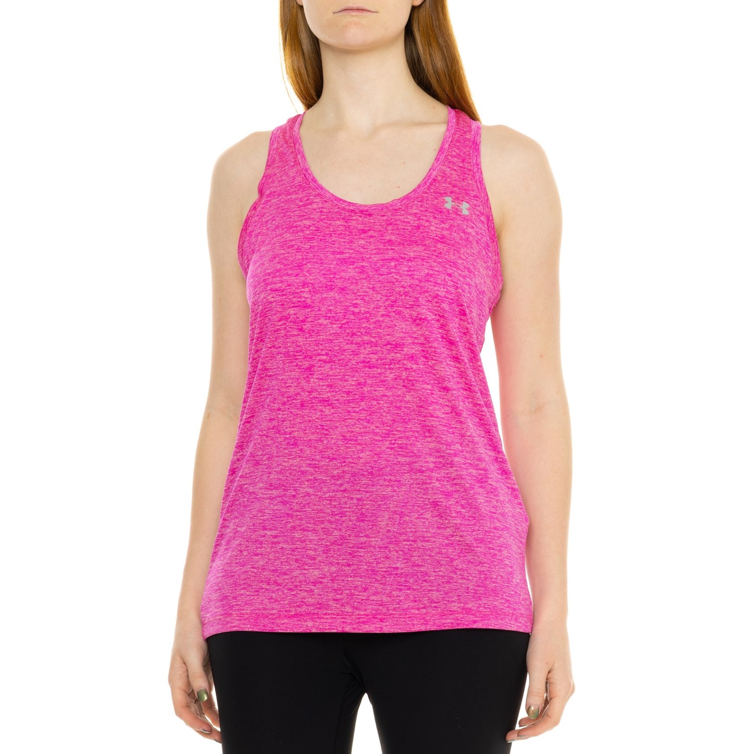 () A_[A[}[ q[gMA ebN cCXg ^N gbv Under Armour HeatGear Tech Twist Tank Top Pink