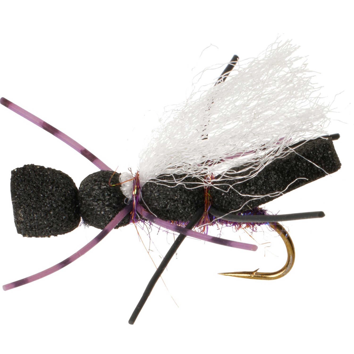 (取寄) モンタナフライカンパニー ANT ドライ フライズ - ダズン Montana Fly Company Willy's Ant Dry Flies - Dozen Black/Purple