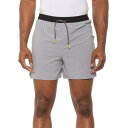 (取寄) ネイサンスポーツ フロント ランナー 2.0 ショーツ - ビルト-イン ライナー Nathan Sports Front Runner 2.0 Shorts - Built-In Liner Monument Grey