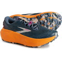 (取寄) ブルックス レディース カルデラ 6 トレイル ランニング シューズ Brooks women Caldera 6 Trail Running Shoes (For Women) Slate/Cheddar/Silver Gray