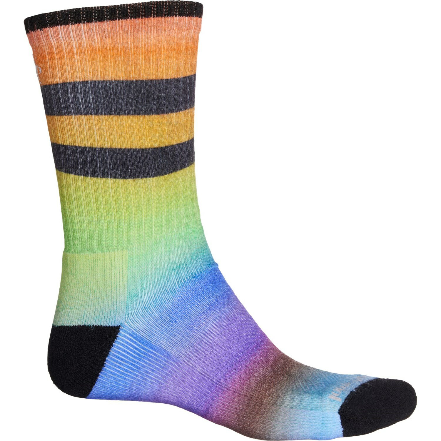 () ޡȥ  å åƥ å ץ饤 쥤ܡ ץ å SmartWool men Athletic Targeted Cushion Pride Rainbow Print Socks (For Men) Multi Color