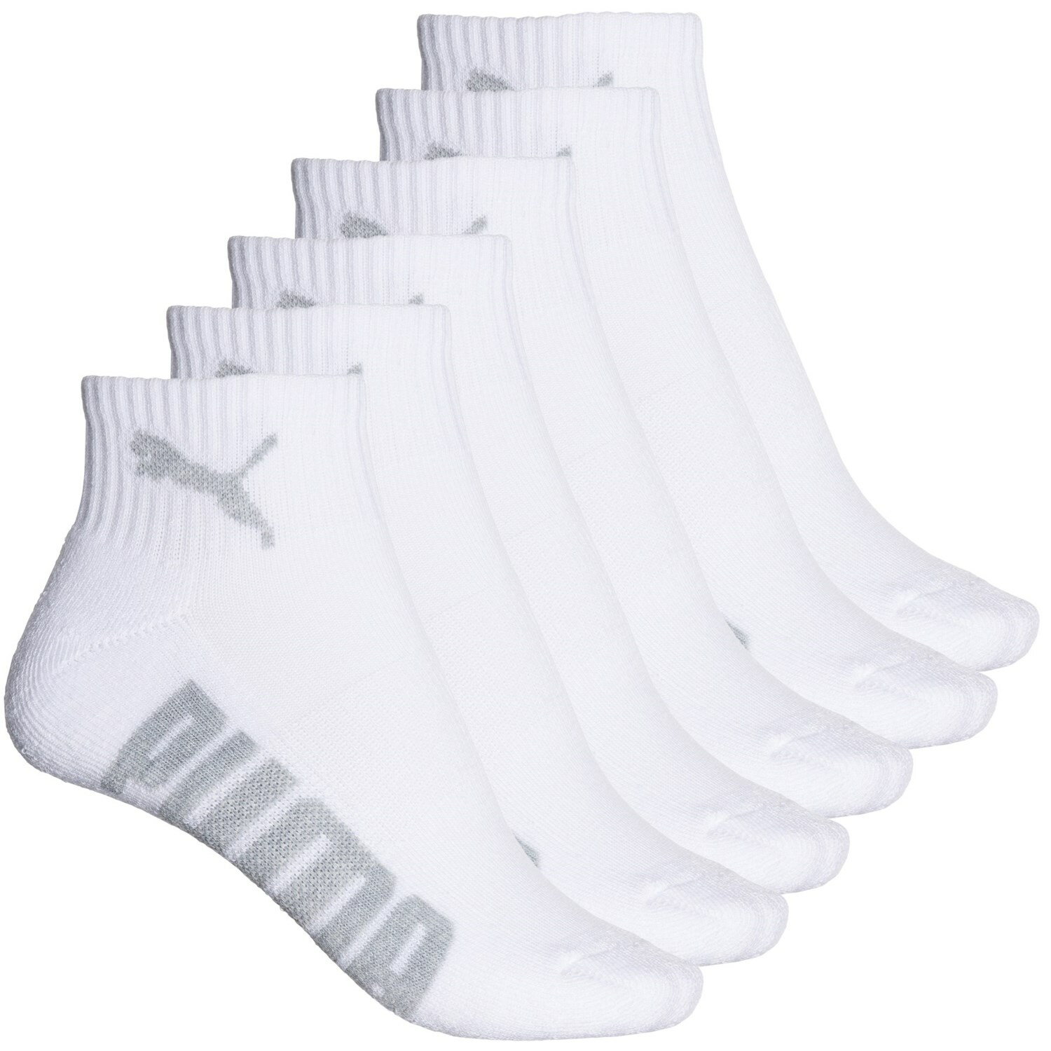 () v[} fB[X e[ AX`bN ptH[}X \bNX Puma women Terry Athletic Performance Socks (For Women) White / Grey