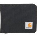 (取寄) カーハート メンズ B0000235 ナイロン ダック バイフォールド ウォレット Carhartt men B0000235 Nylon Duck Bifold Wallet (For Men) Black