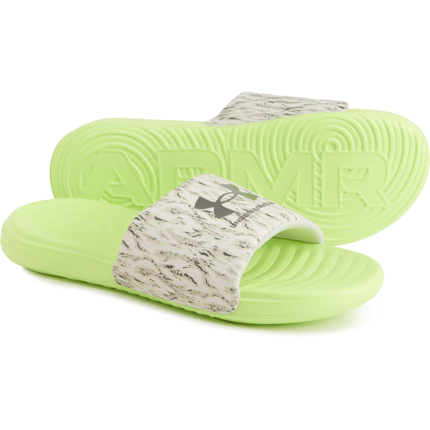 () A_[A[}[ Y AT OtBbN XCh T_ Under Armour men Ansa Graphic Slide Sandals (For Men) Summit White