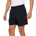 (取寄) アシックス リップストップ ランニング ショーツ - 7インチ ビルト-イン ブリーフ ASICS Ripstop Running Shorts - 7”, Built-In Briefs Black