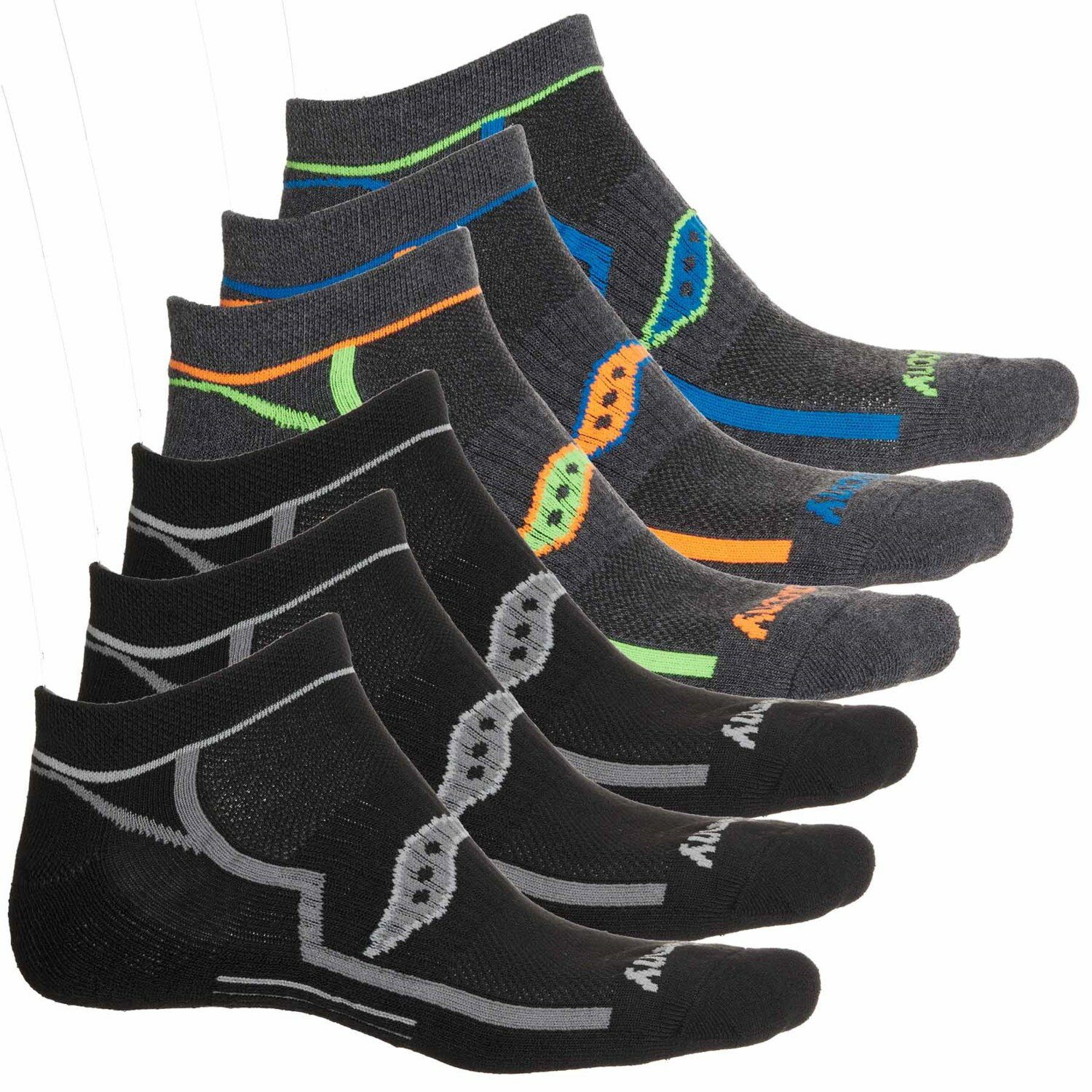 () åˡ  ܥ Ρ硼 å Saucony men Bolt No-Show Socks (For Men)...