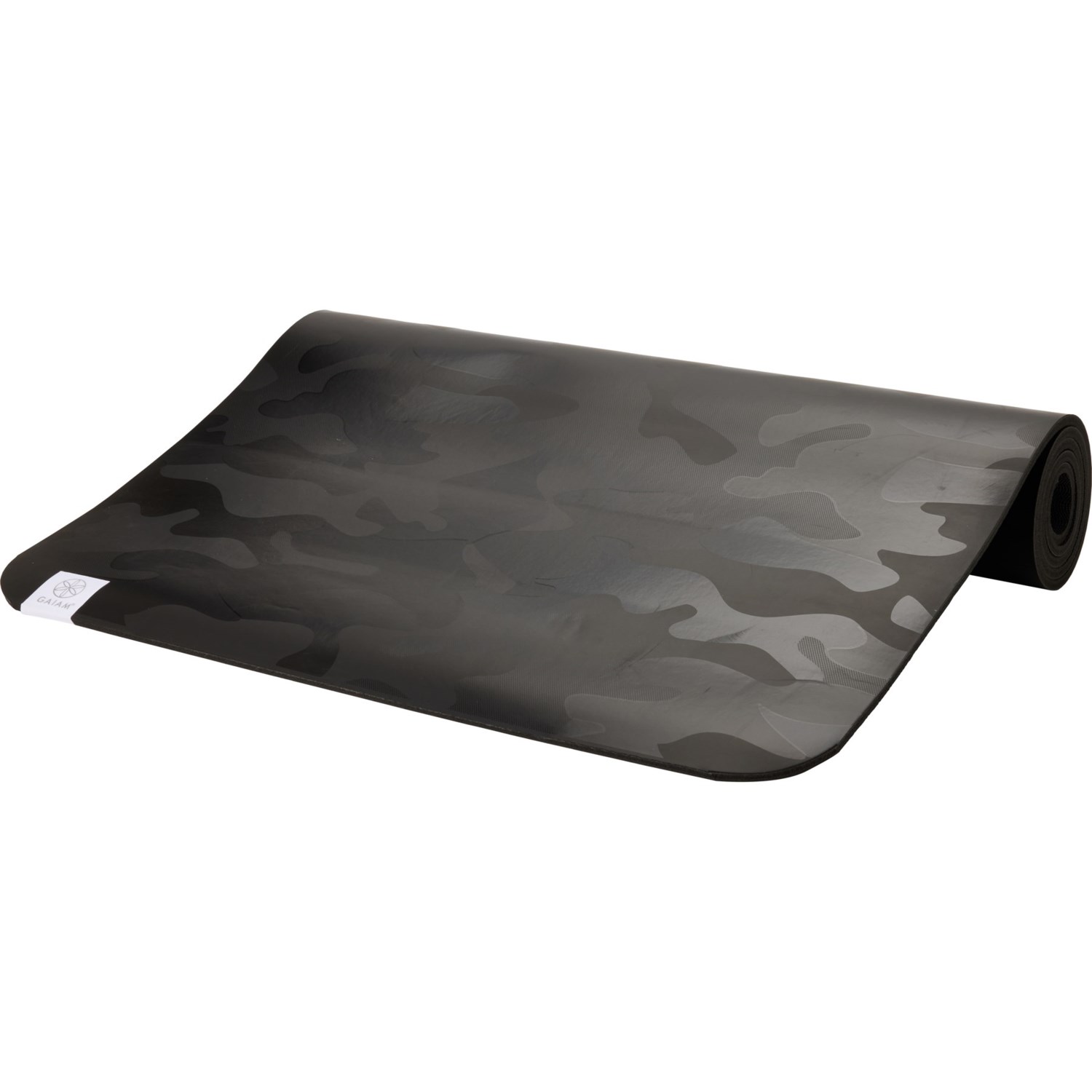 (取寄) ガイアム ドライ グリップ ヨガ マット - 68x24インチ, 5 ウム Gaiam Dry Grip Yoga Mat - 68x24”, 5 mm Camo