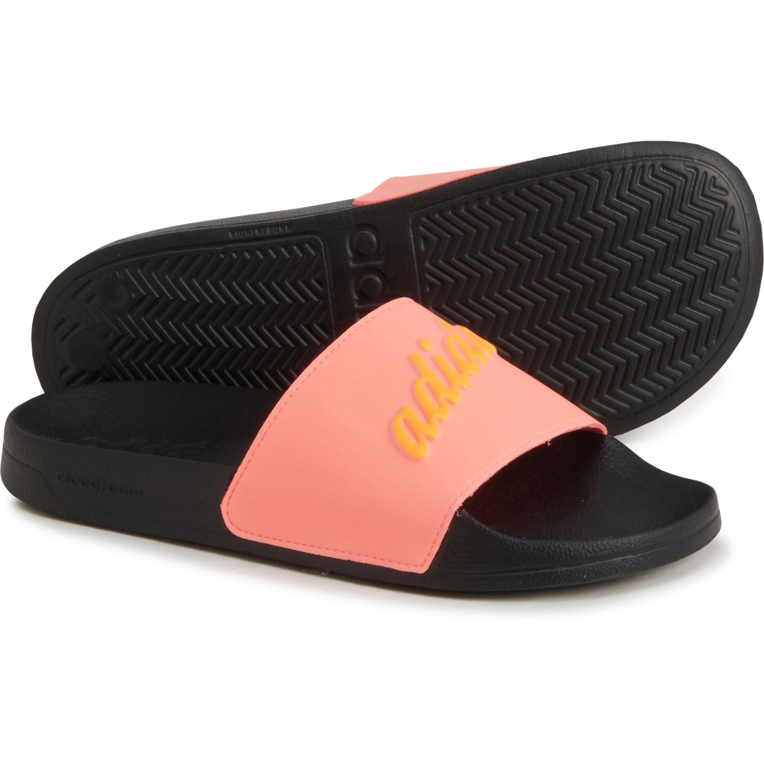 (取寄) アディダス レディース アディレッタ シャワー スライド adidas women Adilette Shower Slides (For Women) Acid Red