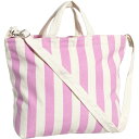 () oO[ fB[X z]^ Wbv _bN g[g obO Baggu women Horizontal Zip Duck Tote Bag (For Women) Pink Awning Stripe