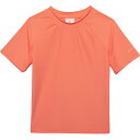 (取寄) スナッパー ロック トドラー ガールズ タンジェリン ラッシュ ガード - Upf 50以上, ショート スリーブ Snapper Rock Toddler Girls Tangerine Rash Guard - UPF 50+, Short Sleeve Orange