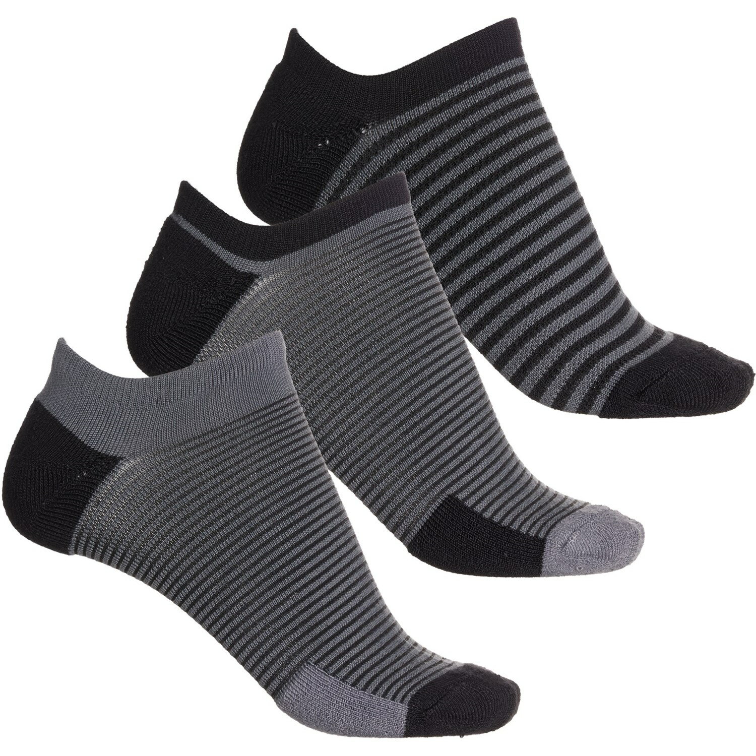 ()  fB[X pE_[ i[ uh m[V[ \bNX Lemon women Powder Runner Ribbed No-Show Socks (For Women) Black