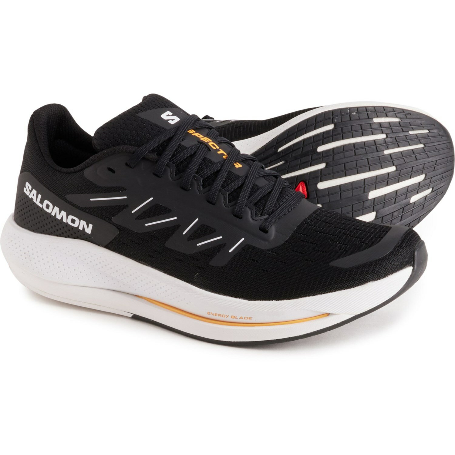 (取寄) サロモン メンズ トレイル ランニング シューズ Salomon men Trail Running Shoes (For Men) Black/White/Blazing Orange