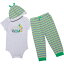 () ȥ ߡ ե ܡ ٥ӡ ܥǥ  ѥ å - 硼 ꡼ LITTLE ME Infant Boys Baby Bodysuit and Pants Set - Short Sleeve Grey Stripe