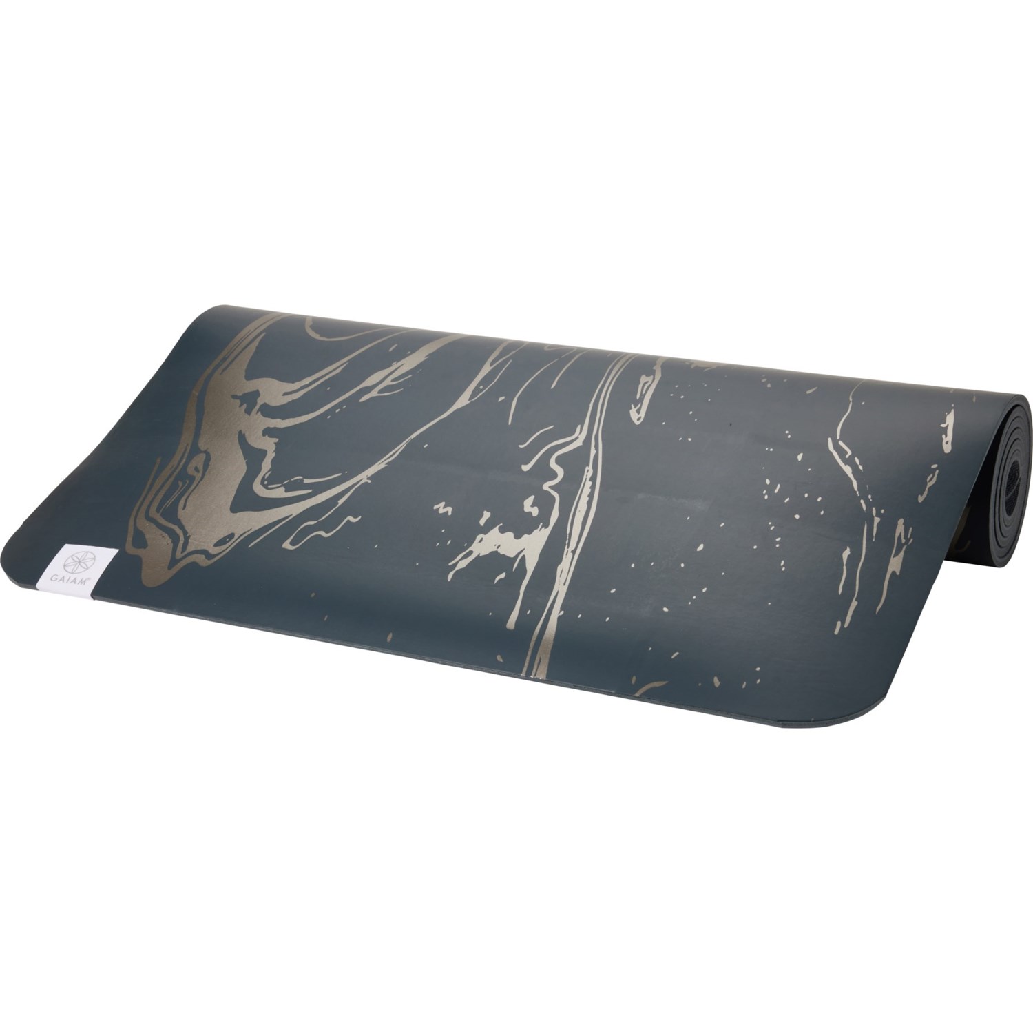 () KCA hC Obv K }bg - 68x24C`, 5 E Gaiam Dry Grip Yoga Mat - 68x24h, 5 mm Marbled