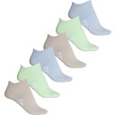 (取寄) アディダス レディース スーパーライト クラシック ノーショー ソックス adidas women Superlite Classic No-Show Socks (For Women) Semi Green Spark/Wonder Blue/Putty Grey