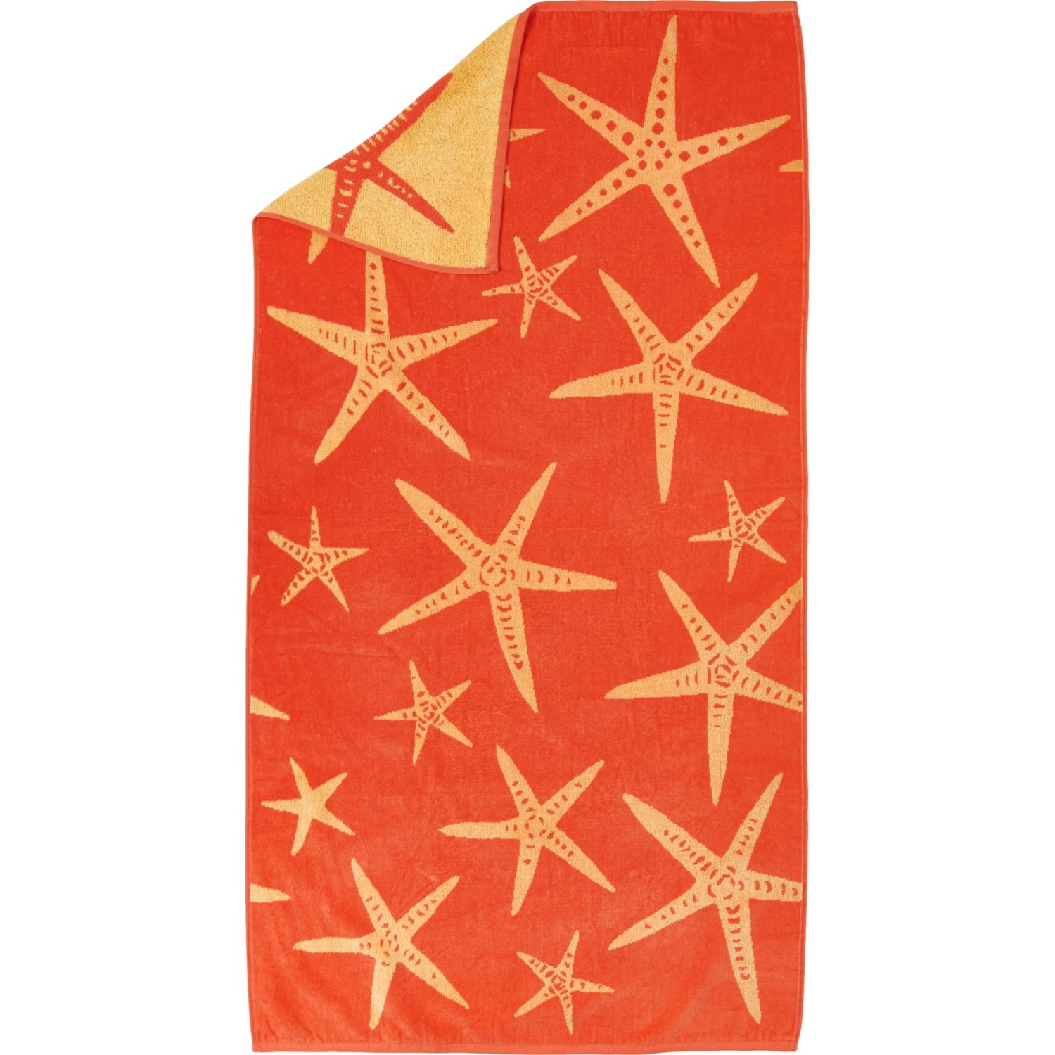 () O[gxCz[ X^[tBbV xA r[` ^I - 450 gsm, 30x60h, R[ Great Bay Home Starfish Velour Beach Towel - 450 gsm, 30x60h, Coral Coral