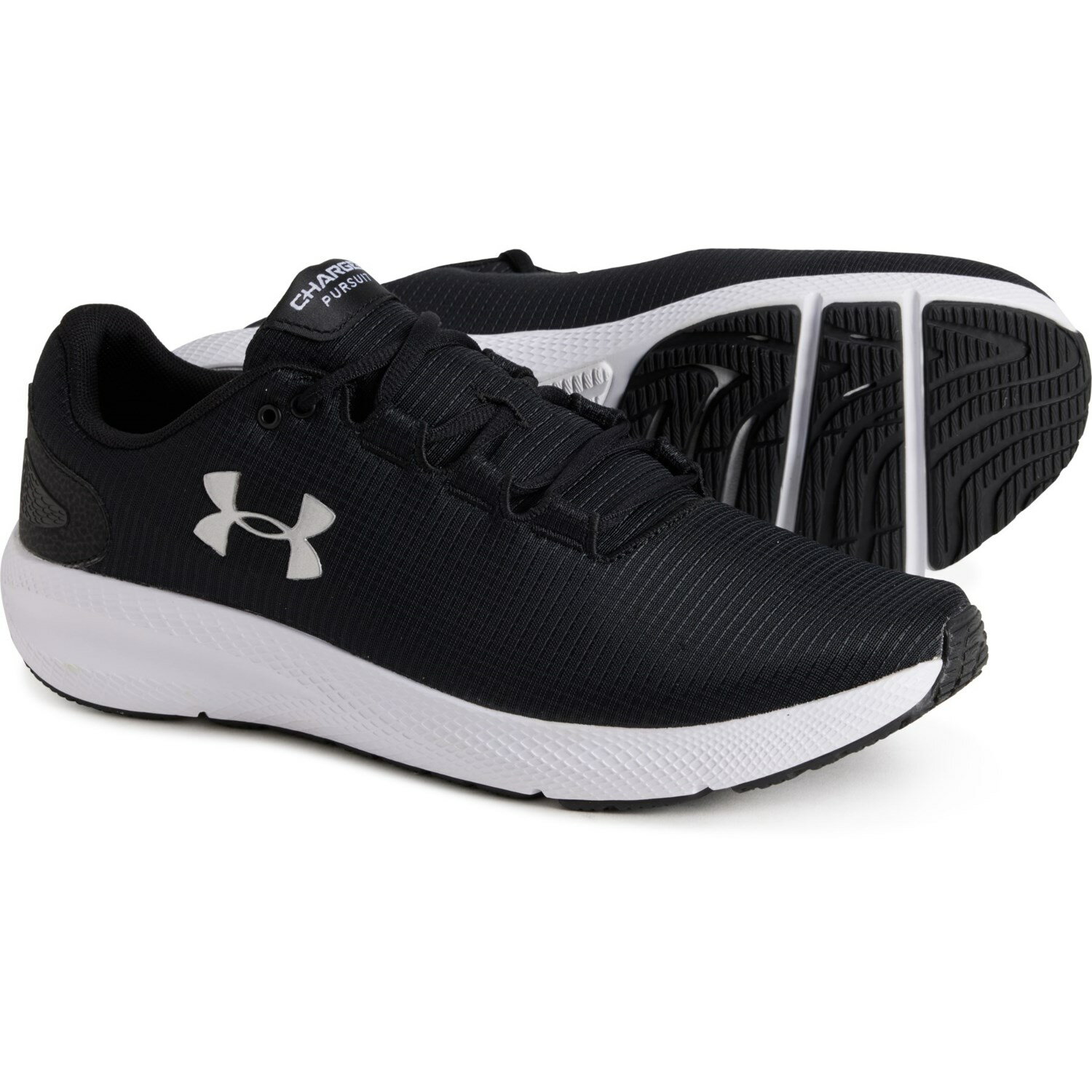 (取寄) アンダーアーマー メンズ チャージド パシュート 2 リップ トレーニング シューズ Under Armour men Charged Pursuit 2 Rip Training Shoes (For Men) Black/White