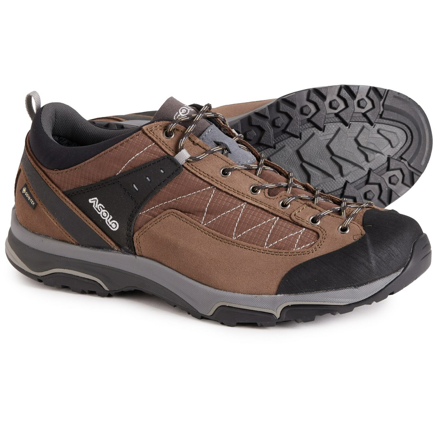 (取寄) アゾロ メンズ メイド イン ヨーロッパ パイプ GV ゴア-テックス ハイキング シューズ Asolo men Made in Europe Pipe GV Gore-Tex Hiking Shoes (For Men) Almond/Brown