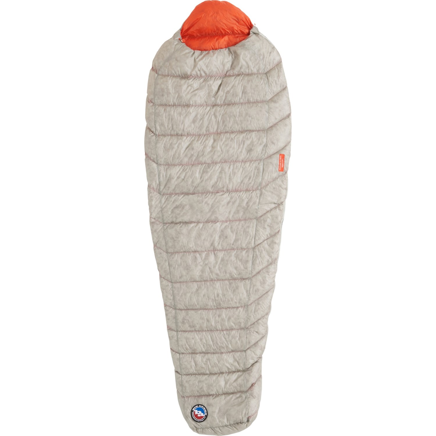 (取寄) ビッグアグネス 40°F プルトン ウルトラライト スリーピング バッグ - マミー Big Agnes 40°F Pluton Ultralight Sleeping Bag - Mummy Slate/Orange