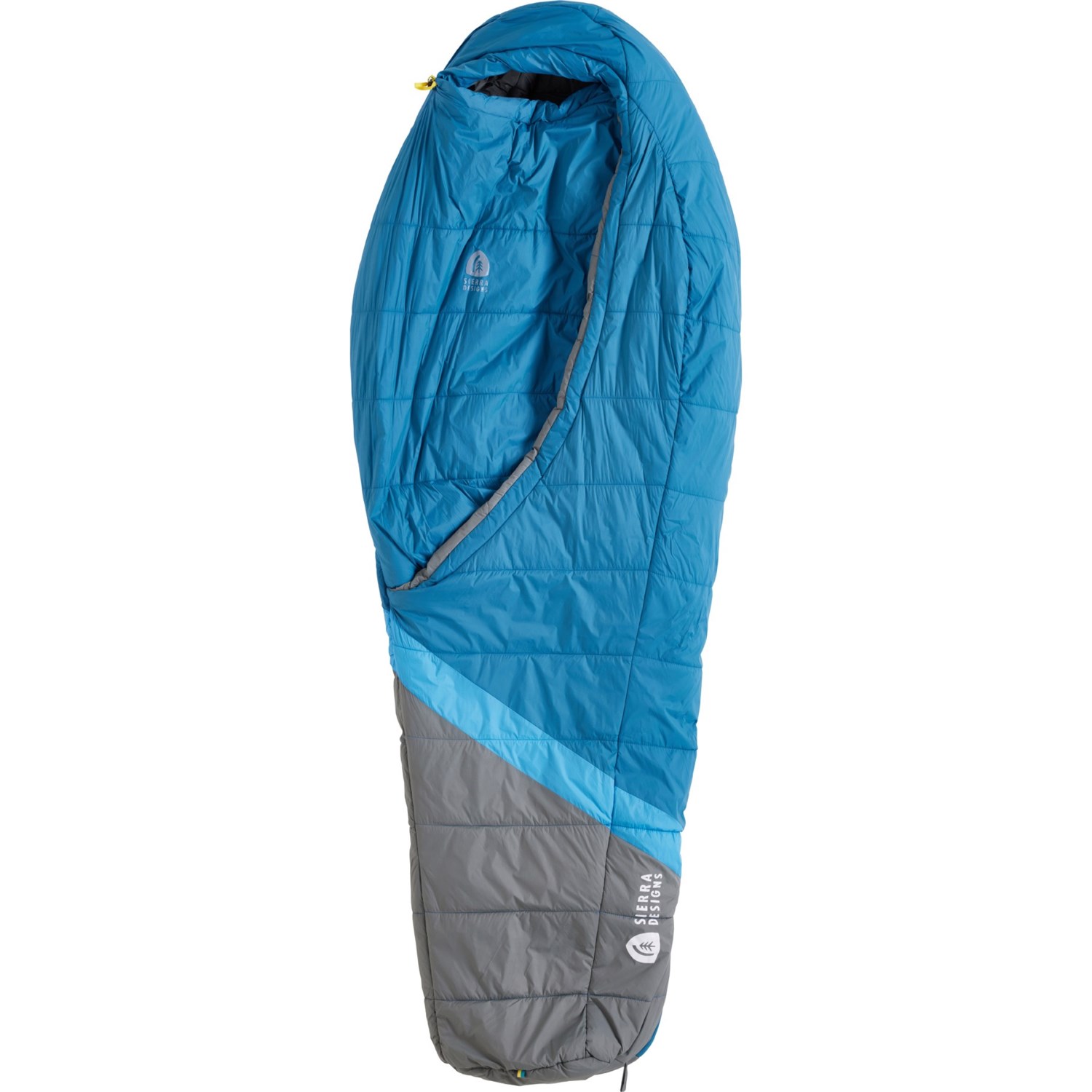 取寄 シエラデザインズ 20°F ナイト キャップ スリーピング バッグ - マミー Sierra Designs 20°F Night Cap Sleeping Bag - Mummy Grey/Blue