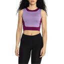 (取寄) アイスブレイカー ゾーンニット クロップド ブラ Icebreaker Zoneknit Cropped Bra Purple Gaze/Go Berry/Cb