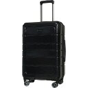 () ubNXg[ 25C` EFXgC Xsi[ X[cP[X - n[hTCh, GNXp_u, ubN Brookstone 25h Westley Spinner Suitcase - Hardside, Expandable, Black Black