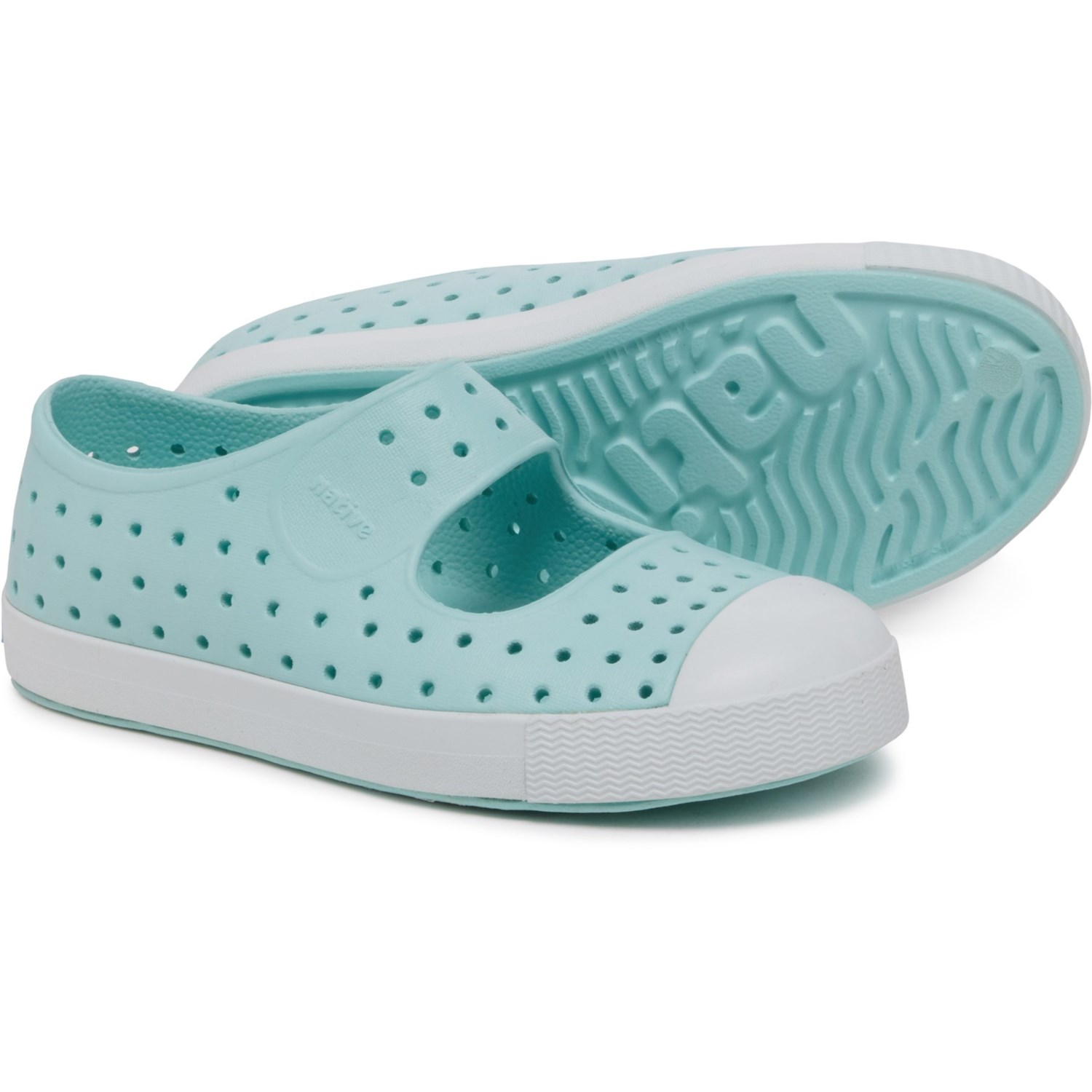 (取寄) ネイティブ ガールズ ジェファーソン ジュニパー メアリー ジーン シューズ - スリップ-オンズ NATIVE Girls Jefferson Juniper Mary Jane Shoes - Slip-Ons Piedmont Blue/Coastal Blue