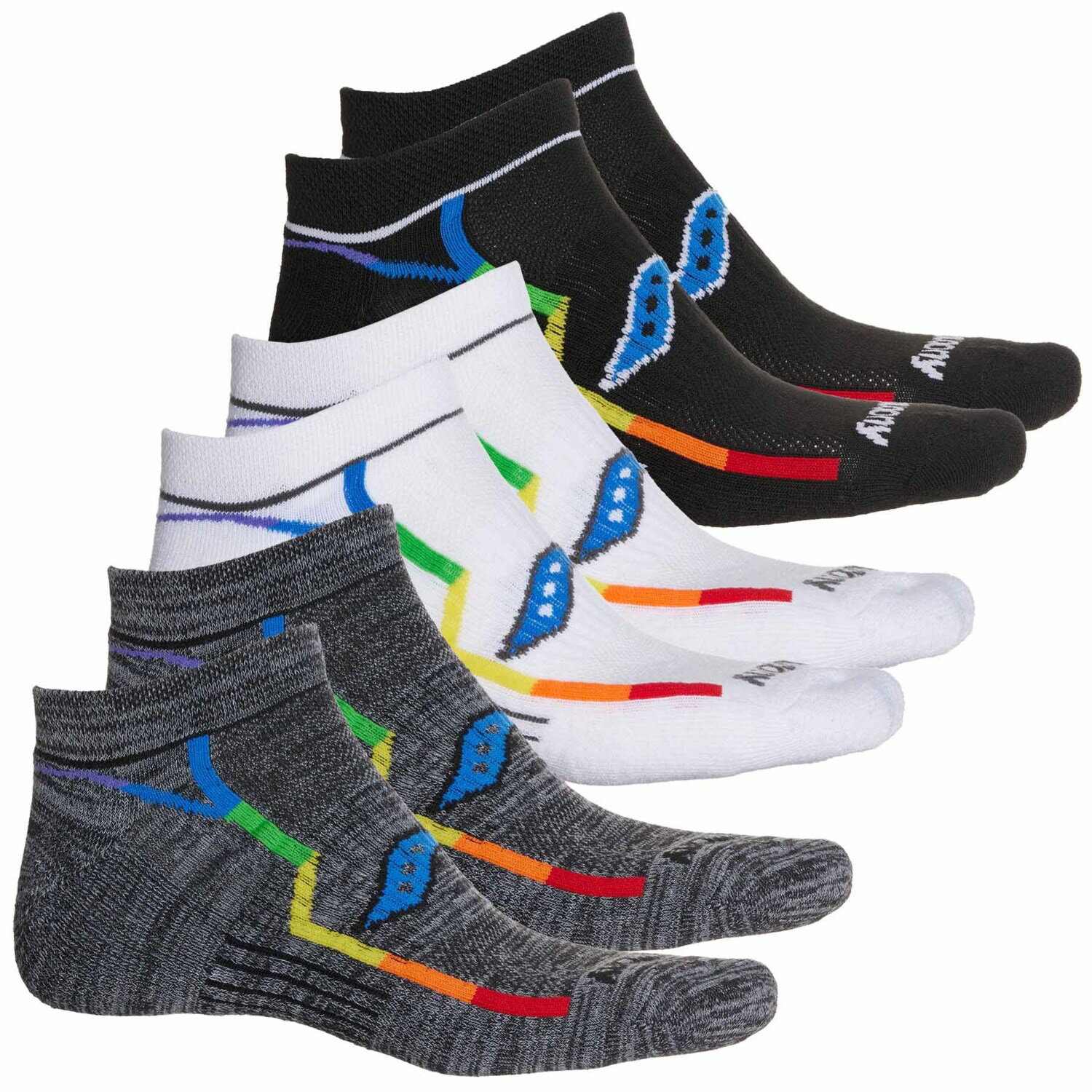 () åˡ  ܥ Ρ硼 å Saucony men Bolt No-Show Socks (For Men)...