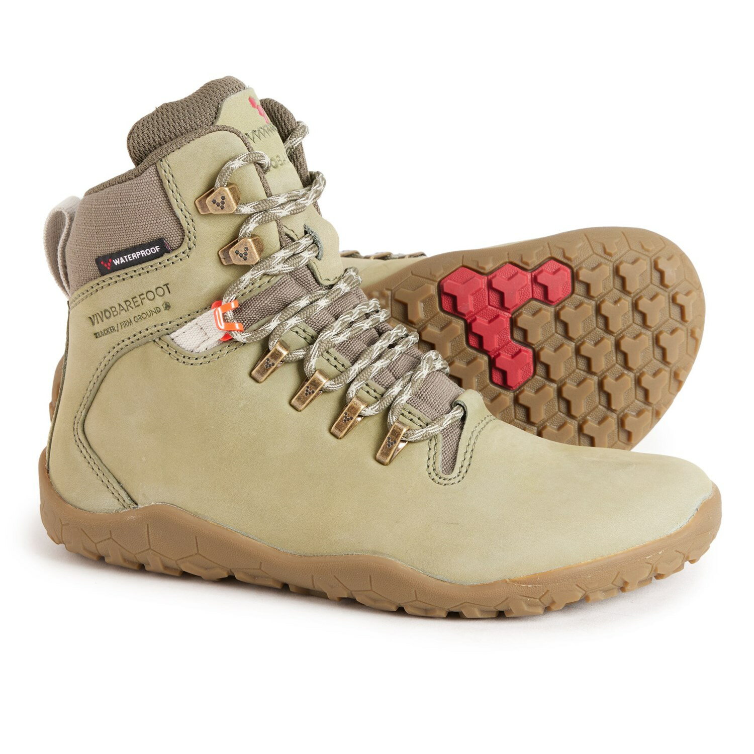 (取寄) ビボベアフット レディース トラッカー リ エフジー ハイキング ブーツ VivoBarefoot women Tracker II FG Hiking Boots (For Women) Botanical Green