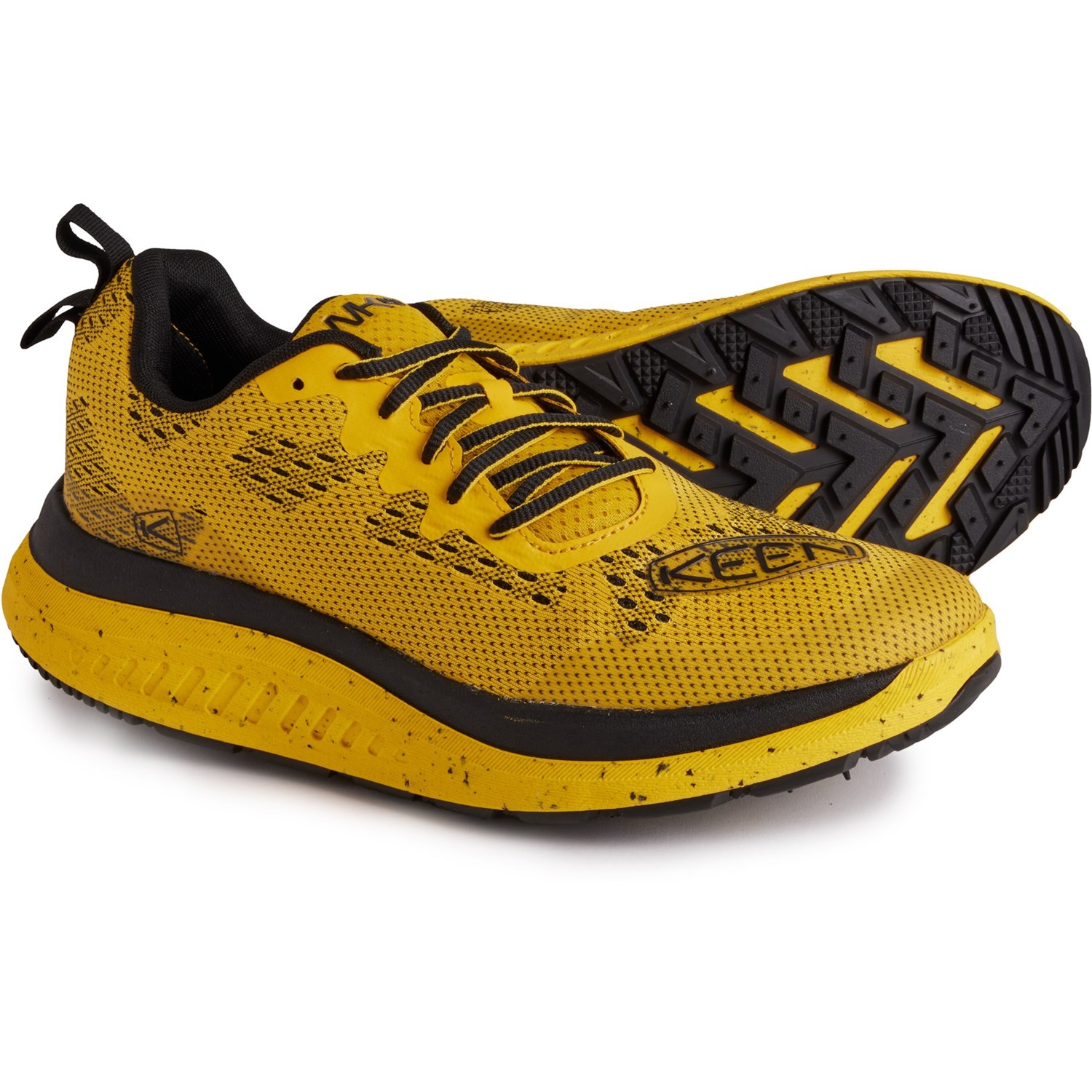 (取寄) キーン メンズ WK400 ウォーキング シューズ Keen men WK400 Walking Shoes (For Men) Keen Yellow/Black