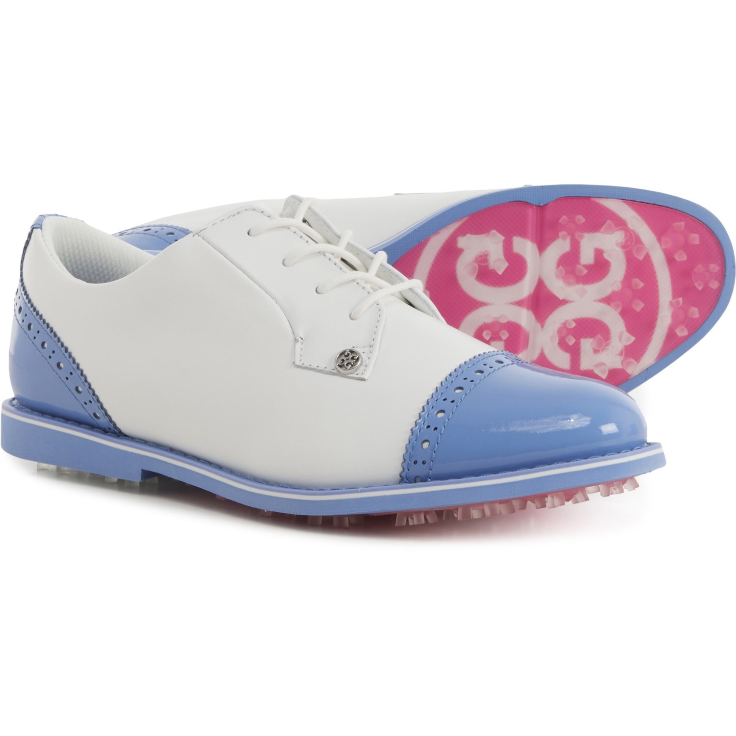 (取寄) G/フォア レディース ギャリバン キャップ-トゥ ゴルフ シューズ G/FORE women Gallivanter Cap-Toe Golf Shoes (For Women) Snow/Vista