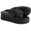 () ߥ ǥ ͥꥢ ץåȥե  MIA women Kornelia Platform Sandals (For Women) Black