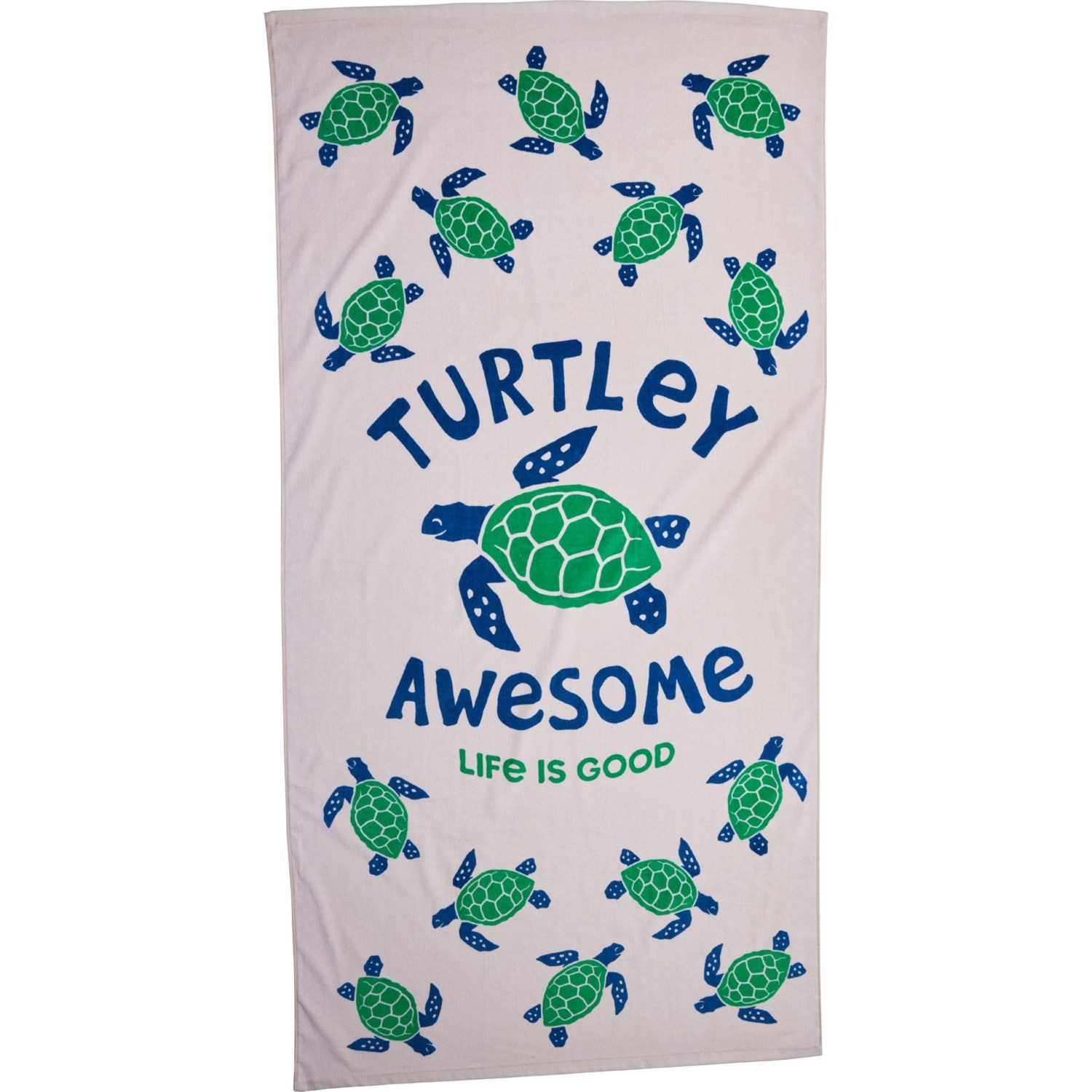 () CtCYObh I[T I[o[TCY r[` ^I - 36x70h Life is Good Life is Good Turtley Awesome Oversized Beach Towel - 36x70h Putty