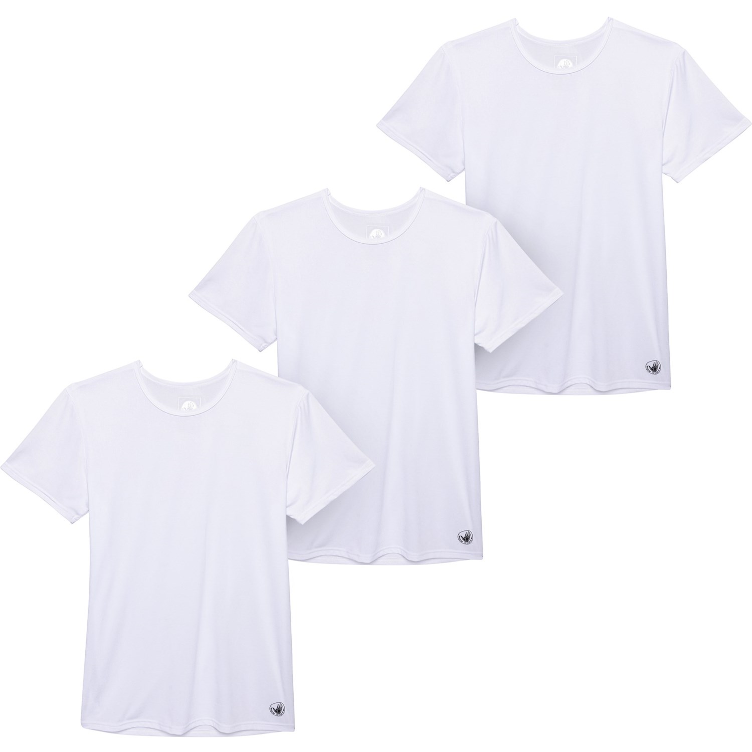 () ܥǥ  ߥ ⡼ T- - 3-ѥå, 硼 ꡼ Body Glove Micro Modal T-Shirt - 3-Pack, Short Sleeve White