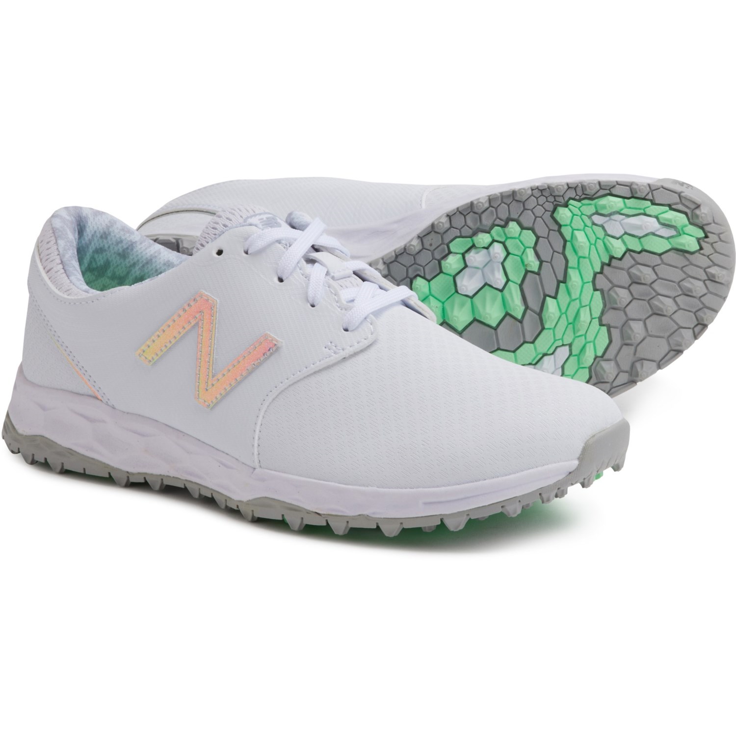 (取寄) ニューバランス レディース フレッシュ フォーム ブリーズ ゴルフ シューズ New Balance women Fresh Foam Breathe Golf Shoes (For Women) White