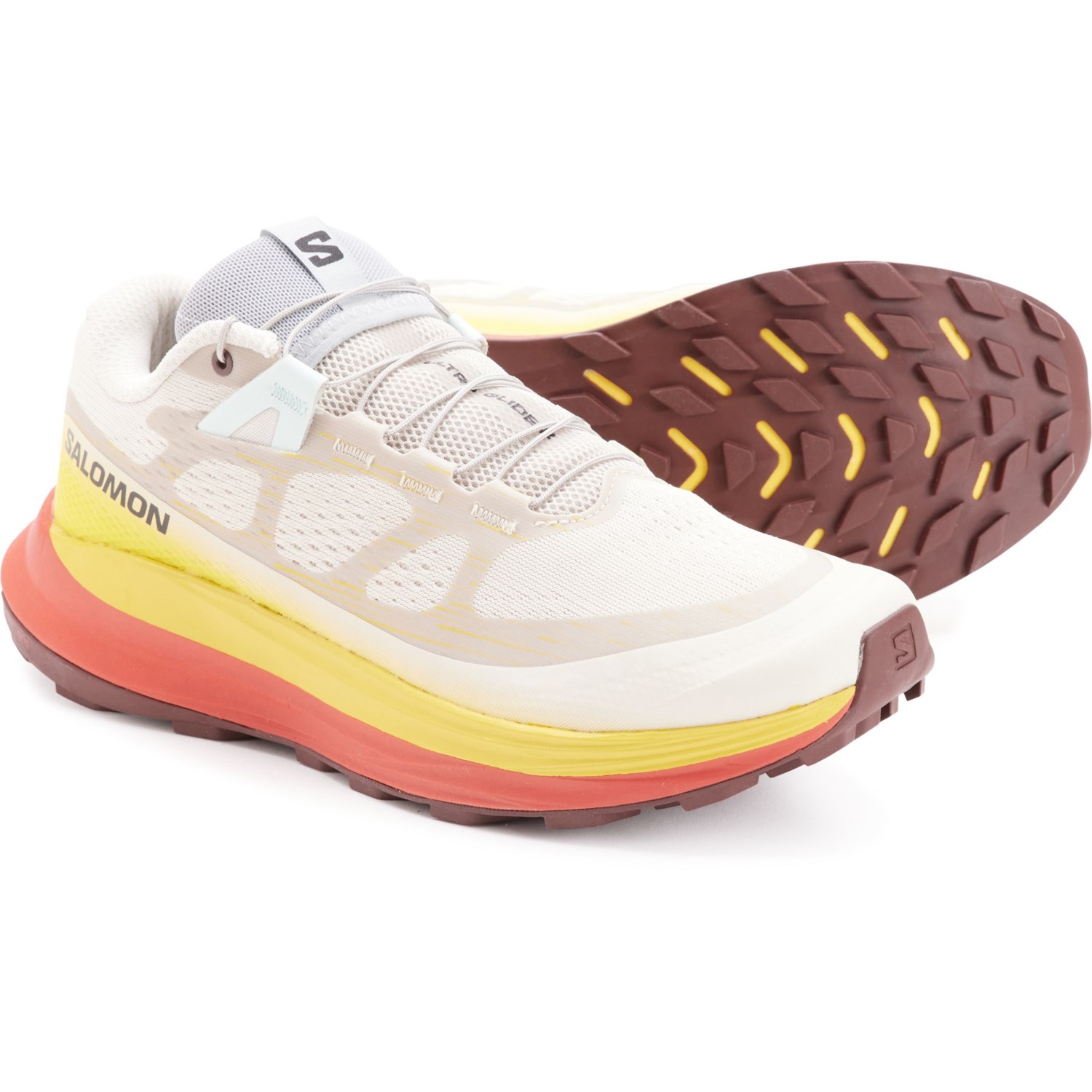 (取寄) サロモン レディース ウルトラ グライド 2 トレイル ランニング シューズ Salomon women Ultra Glide 2 Trail Running Shoes (For Women) Rainy Day/Frees/Ho