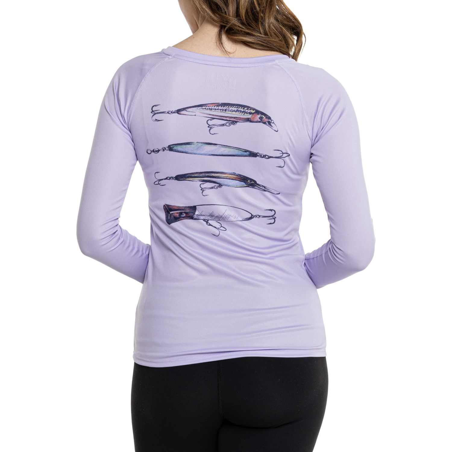 () Arbh A[ C T Vc - Upf 50ȏ, O X[u AVID Lures ry Sun Shirt - UPF 50+, Long Sleeve Lavender