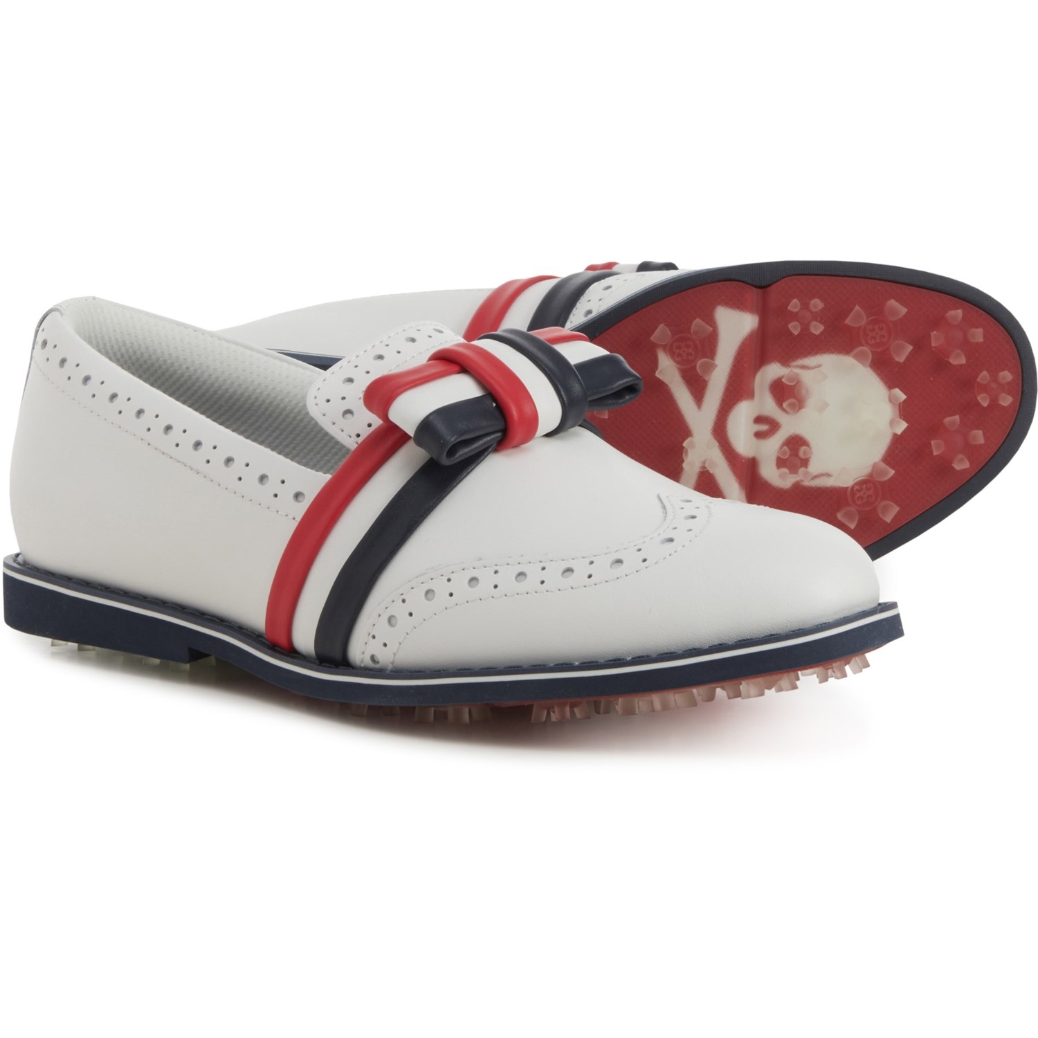 () G/ե ǥ ܥ ֥ 롼 Х  塼 G/FORE women Ribbon Brogue Cruiser Gallivanter Golf Shoes (For Women) Snow