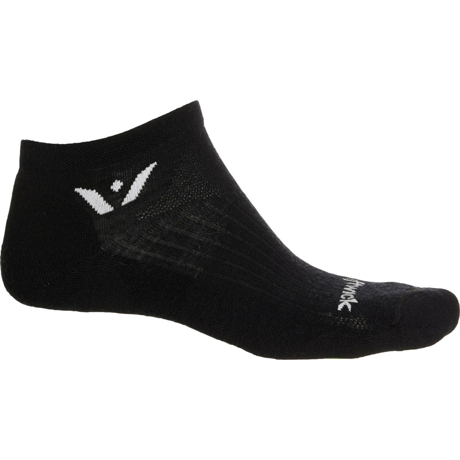 楽天ジェットラグ楽天市場店（取寄） スウィフトウィック メンズ パシュート ゼロ ノーショー ランニング ソックス Swiftwick men Pursuit Zero No-Show Running Socks （For Men） Black