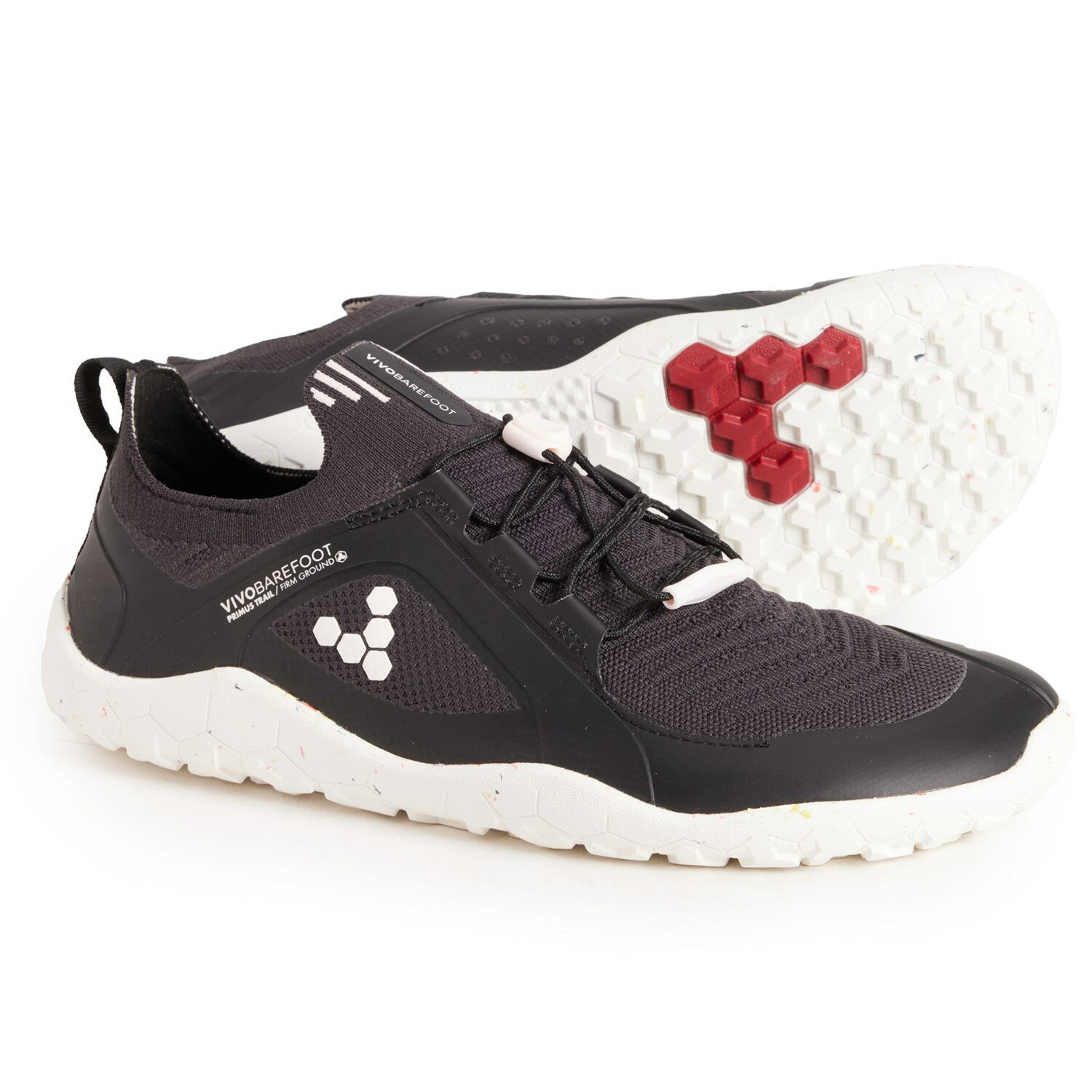 (取寄) ビボベアフット レディース プリムス トレイル ニット エフジー トレイル ランニング シューズ VivoBarefoot women Primus Trail Knit FG Trail Running Shoes (For Women) Obsidian/Petal Pink