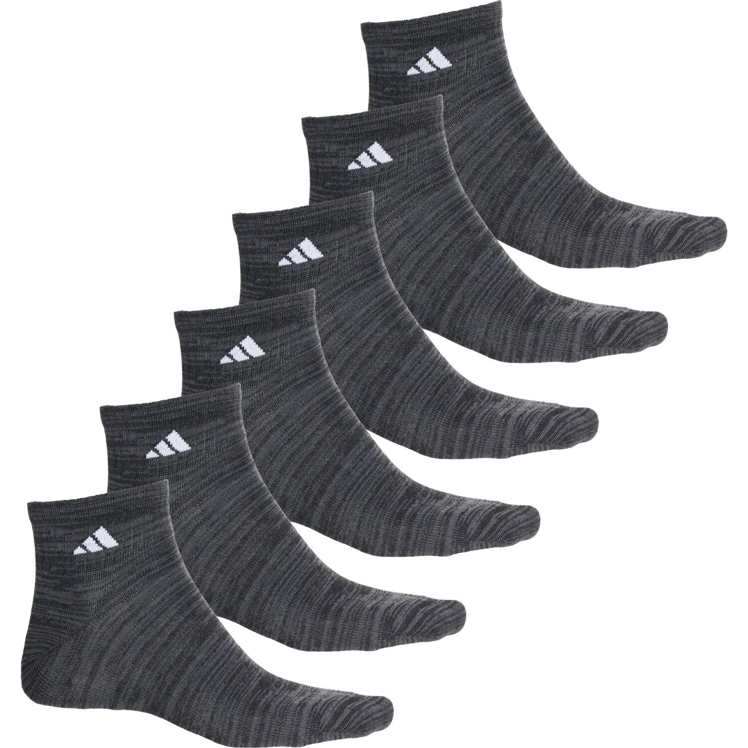 (取寄) アディダス メンズ クッション スーパーライト ソックス adidas men Cushioned Superlite Socks (For Men) Black/Onix Grey/White