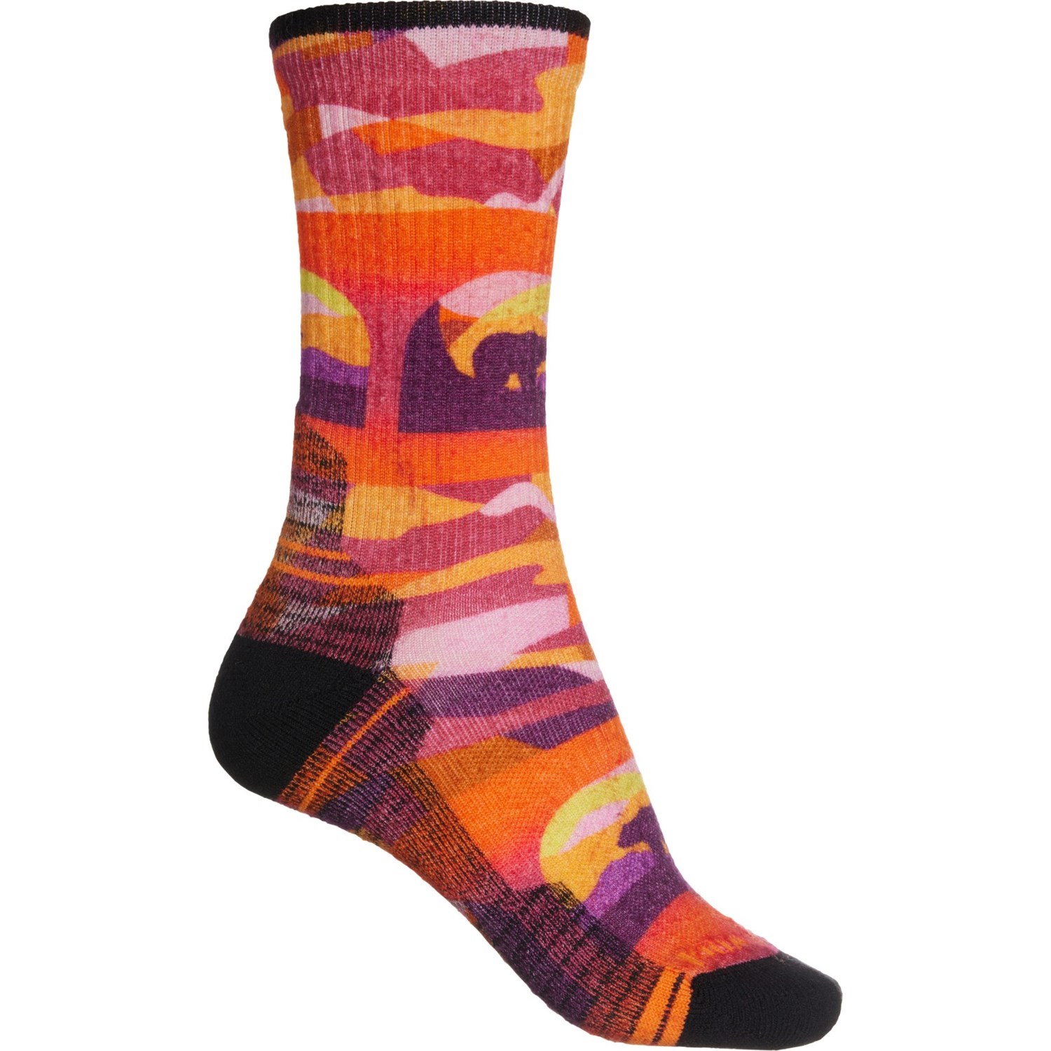 () X}[gE[ fB[X xA[ Jg[ Cg NbV nCLO \bNX SmartWool women Bear Country Light Cushion Hiking Socks (For Women) Orange Rust