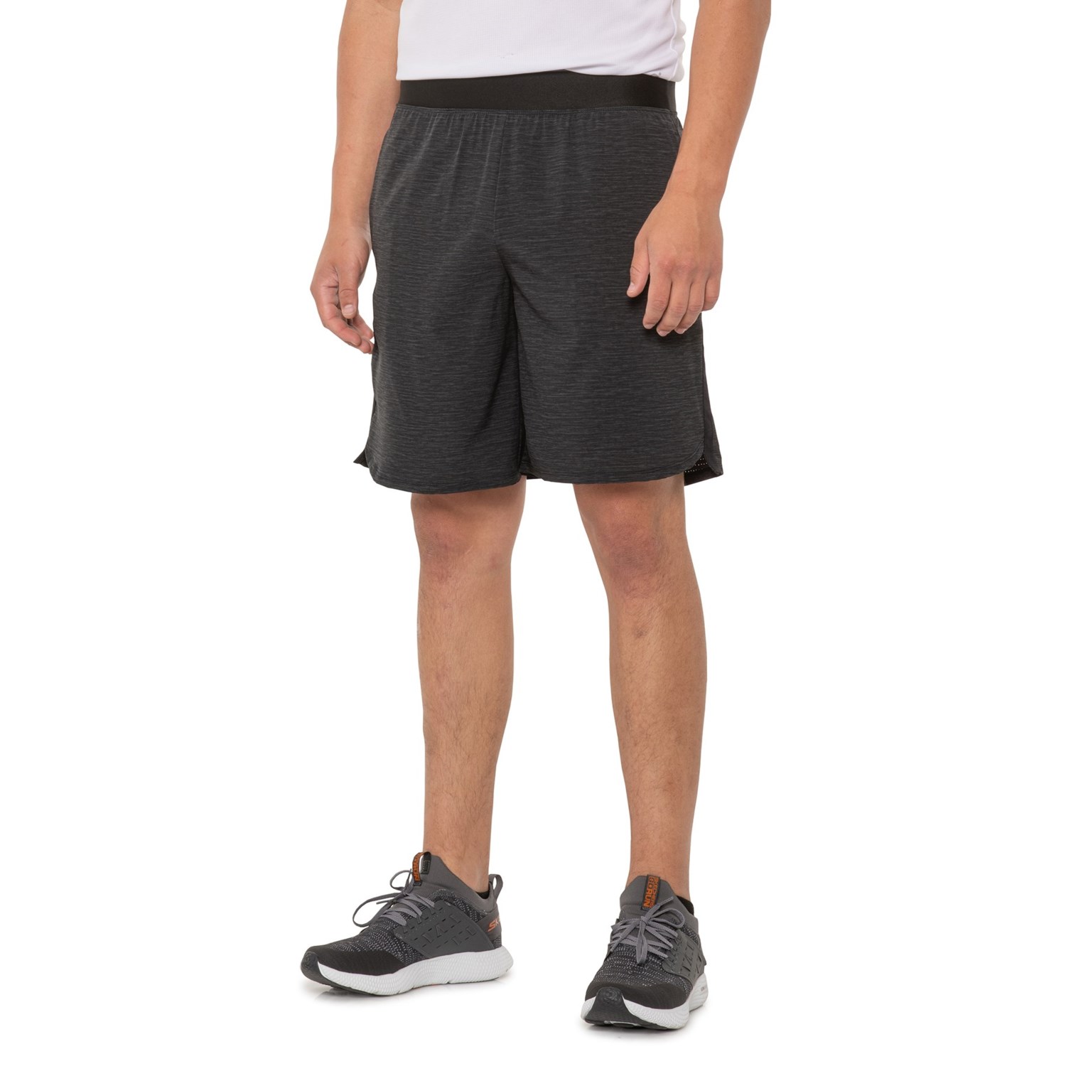 (取寄) アシックス スペース-ダイ トレーニング ショーツ - 9インチ ASICS Space-Dye Training Shorts - 9” Graphite Grey/Tarmac