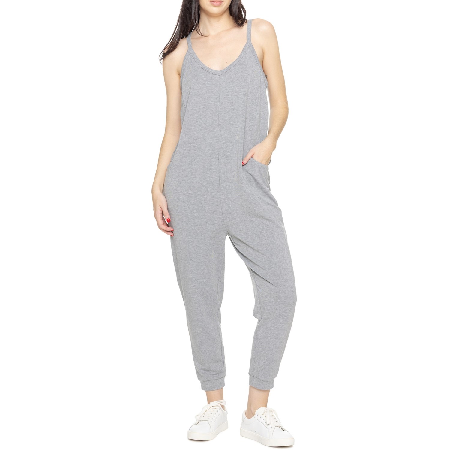 Pants - (取寄) シンシアリージュールズ レディース シンシアリー ジュール ハーレム ジャンプスーツ - スリーブレス SINCERELY JULES women Harem Jumpsuit - Sleeveless H. Grey