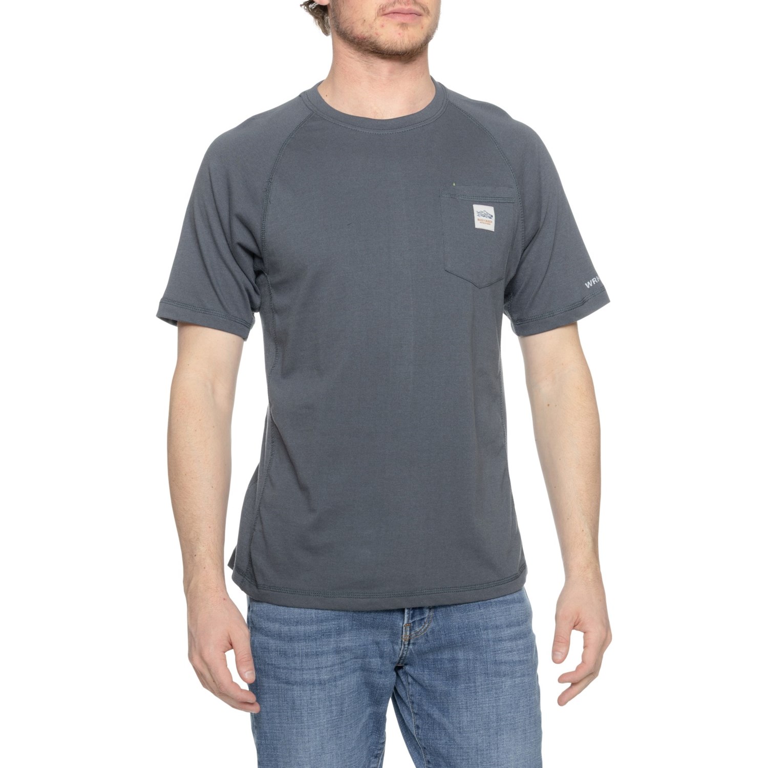Rakuten - (取寄) バスクリーク メンズ バス クリーク ワーク テック T-シャツ - ショート スリーブ Bass Creek men Work Tech T-Shirt - Short Sleeve Stone Blue