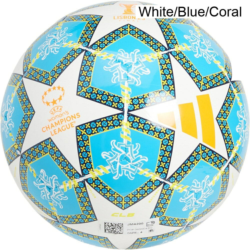 (取寄) アディダス レディース アディダス クラブ サッカー ボール adidas women UWCL Club Soccer Ball (For Women) White/Blue/Coral