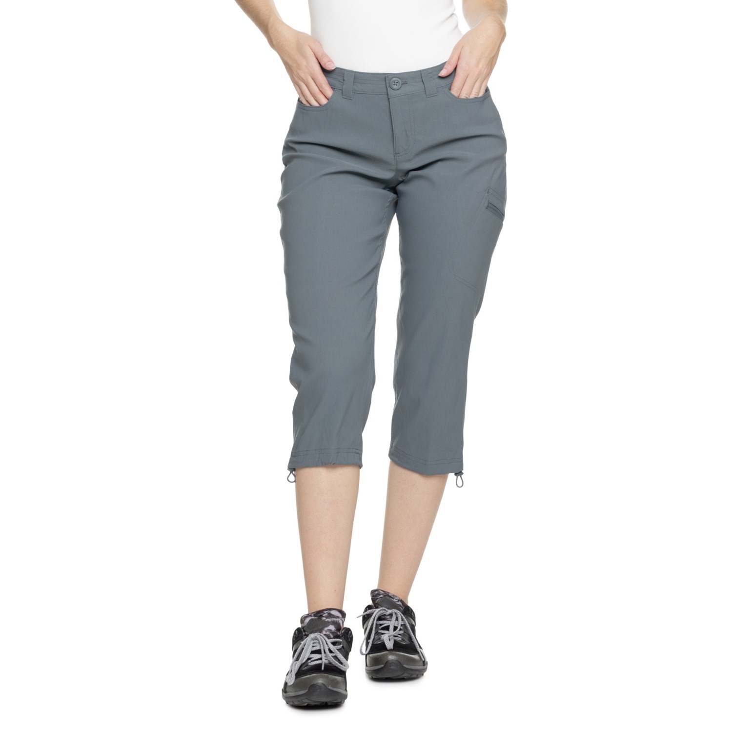 Capri Pants - (取寄) エディーバウアー レディース エディ バウアー レーニア カプリ パンツ - Upf 50 Eddie Bauer women Rainier Capri Pants - UPF 50 Graphite
