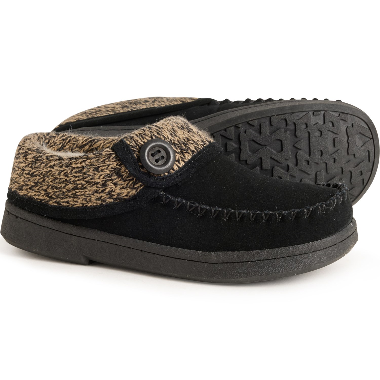 樂天商城 - (取寄) クラークス レディース クラークス モカシン スリッパ - レザー Clarks women Moccasin Slippers - Leather (For Women) Black