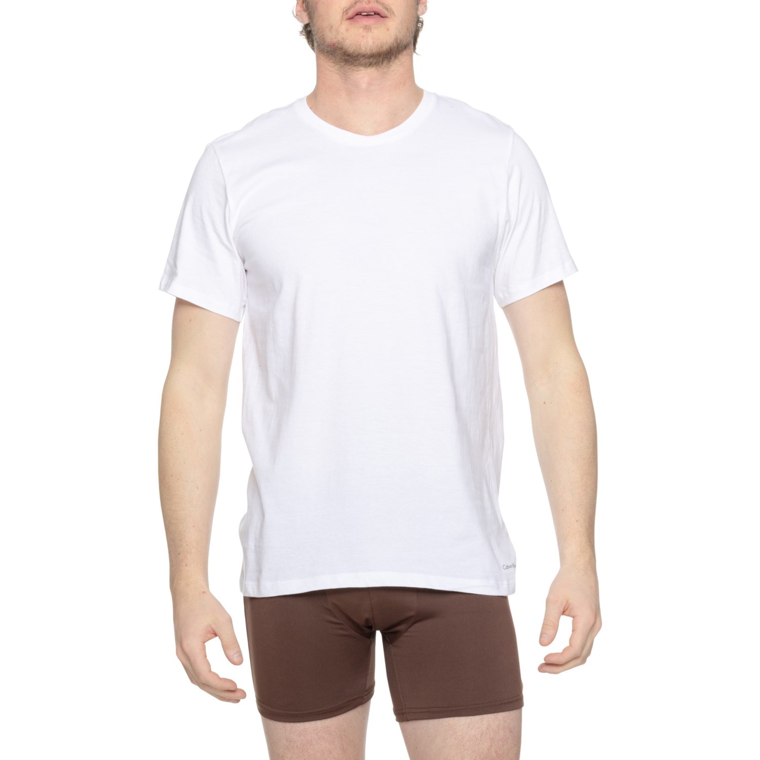 CALVIN KLEIN - (取寄) カルバンクライン メンズ カルバン ・クライン クルー ネック T-シャツ - 4-パック, ショート スリーブ Calvin Klein men Crew Neck T-Shirt - 4-Pack, Short Sleeve 2 White/ 1 Bold Navy/ 1 Black